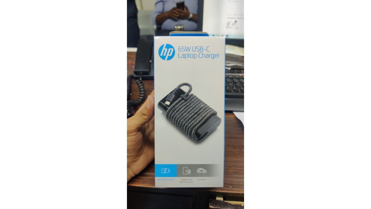 HP USB-C 65W Laptop Charger